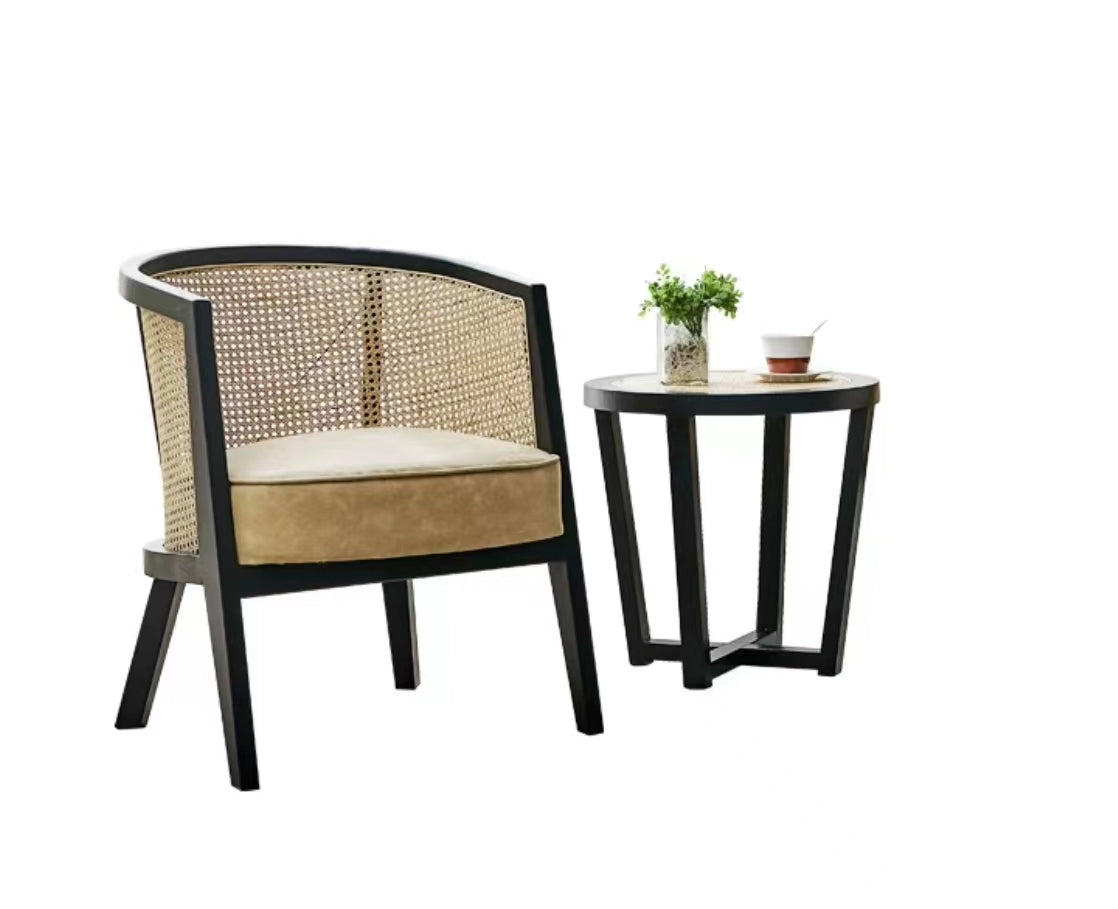 Sonnet Wide Armchair & Side Table Set - 4 Seasons Home Gadgets