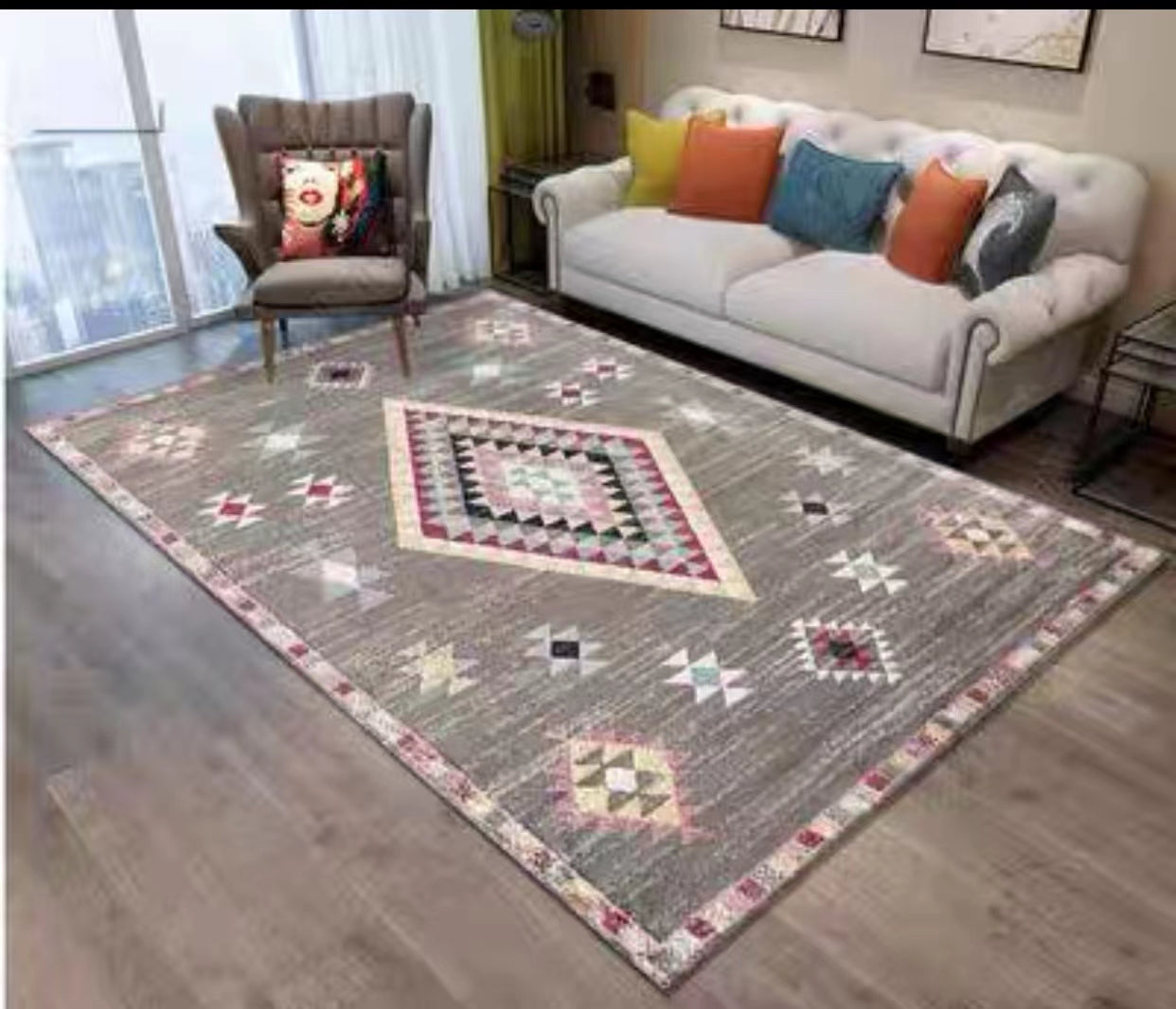 Southwestern Indigo Area Rug - 4 Seasons Home Gadgets