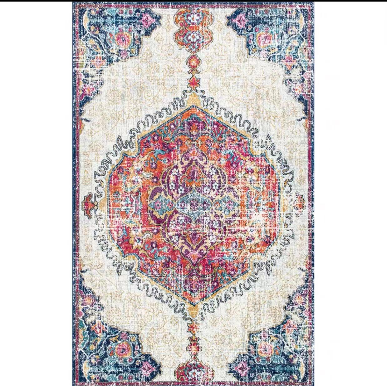 Southwestern Indigo Area Rug - 4 Seasons Home Gadgets