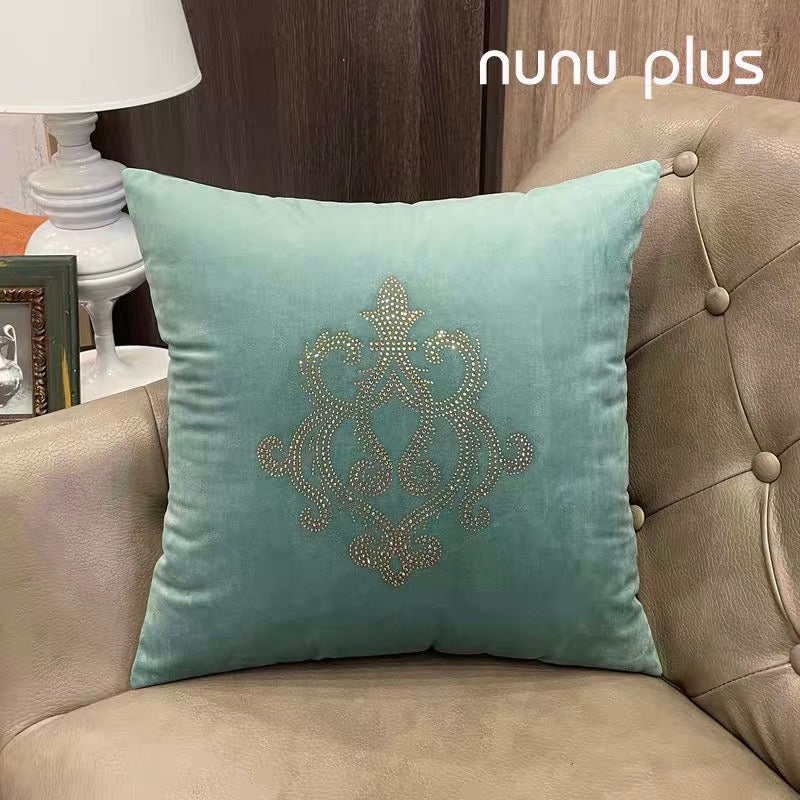 Sparkly Turquoise Pillow Cushion Set Of 2 - 4 Seasons Home Gadgets