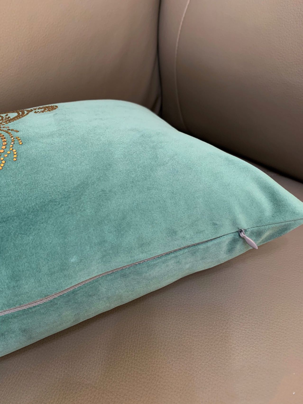 Sparkly Turquoise Pillow Cushion Set Of 2 - 4 Seasons Home Gadgets