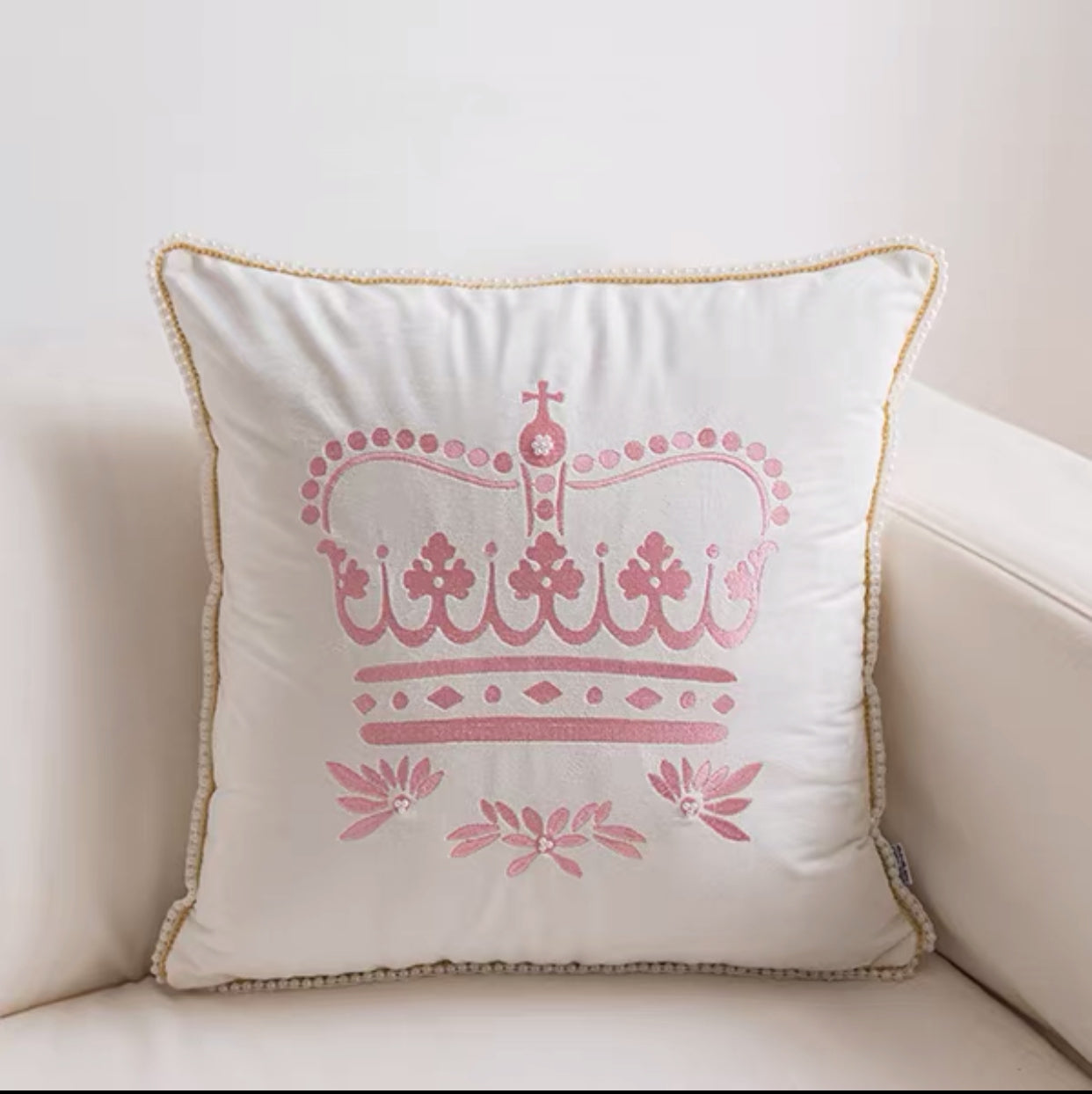 60cm Square Baby Pink Pillow Cove Cushion - 4 Seasons Home Gadgets