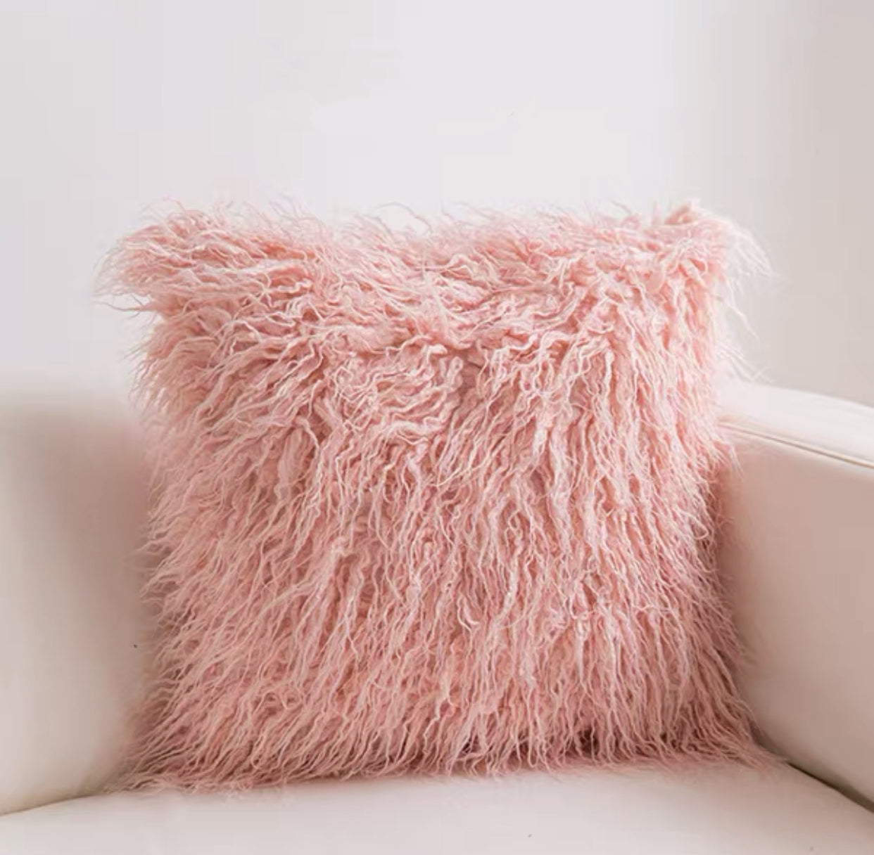 60cm Square Baby Pink Pillow Cove Cushion - 4 Seasons Home Gadgets