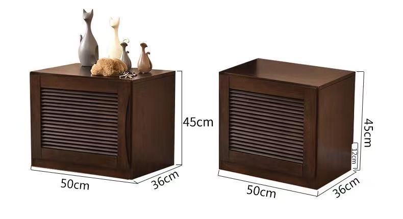 Stackable Wood Shoe Storage Box - 4 Seasons Home Gadgets