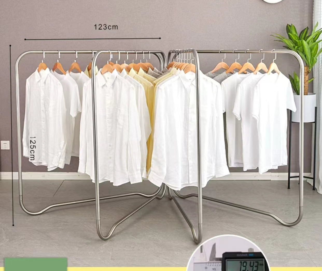 Stainless Steel Folding Drying Rack - 4 Seasons Home Gadgets