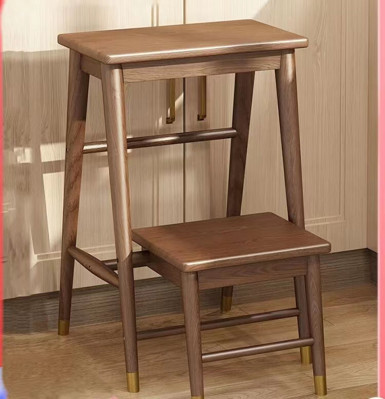 Step Wood Folding Step Stool - 4 Seasons Home Gadgets