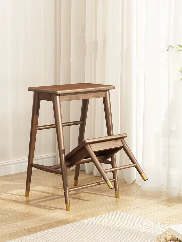 Step Wood Folding Step Stool - 4 Seasons Home Gadgets