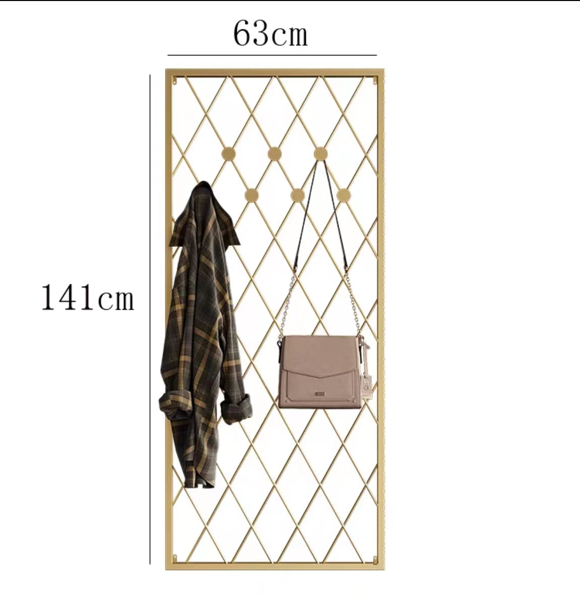 Tall Metal Blanket Ladder With Mirror - 4 Seasons Home Gadgets