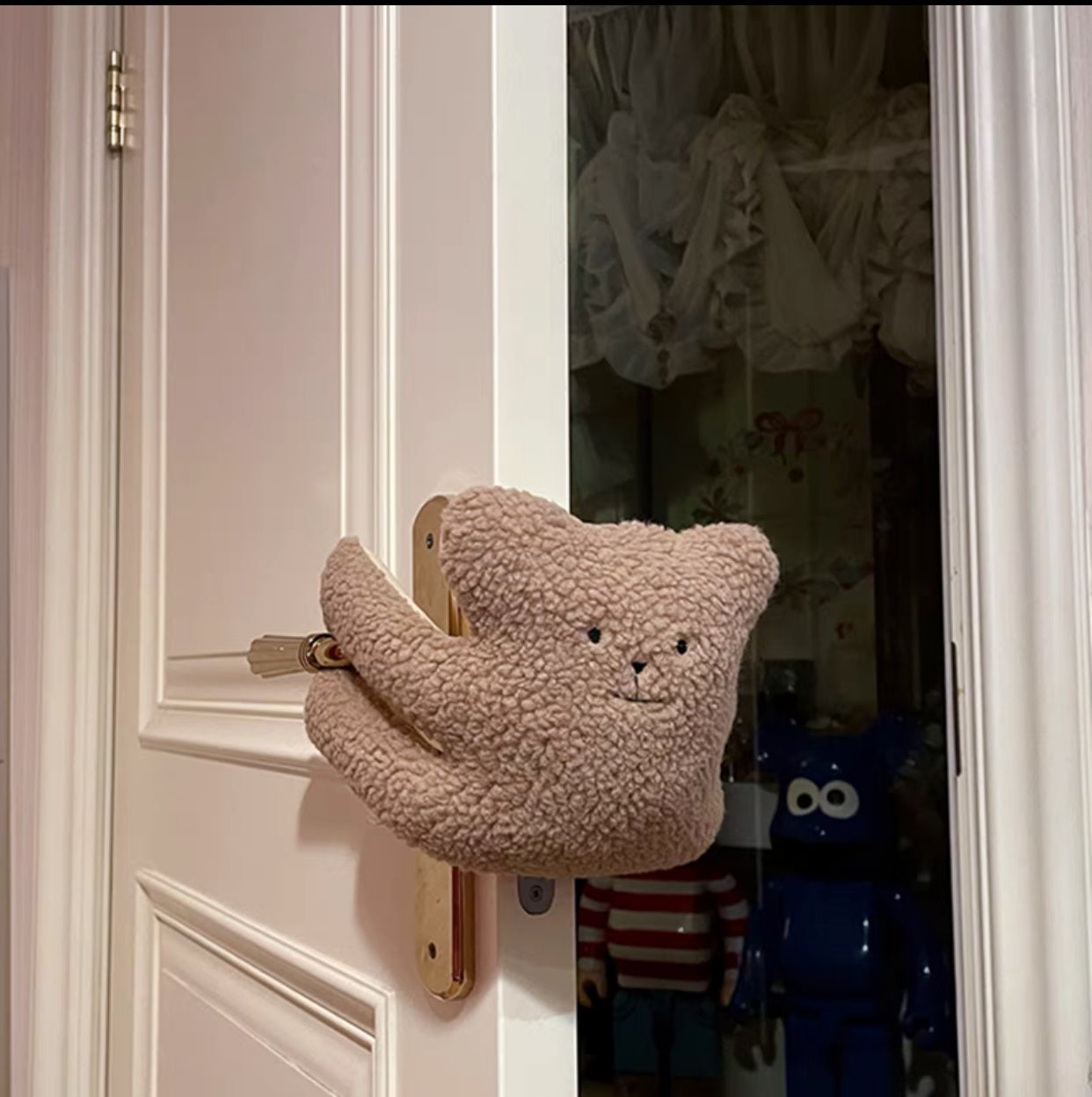 Teddy Bear Fabric Door Stopper - 4 Seasons Home Gadgets