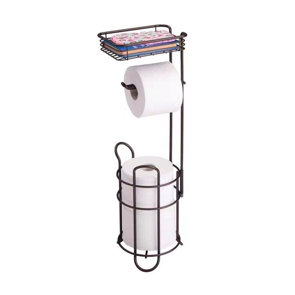 Toilet Paper Roller Stand With Storage - 4 Seasons Home Gadgets