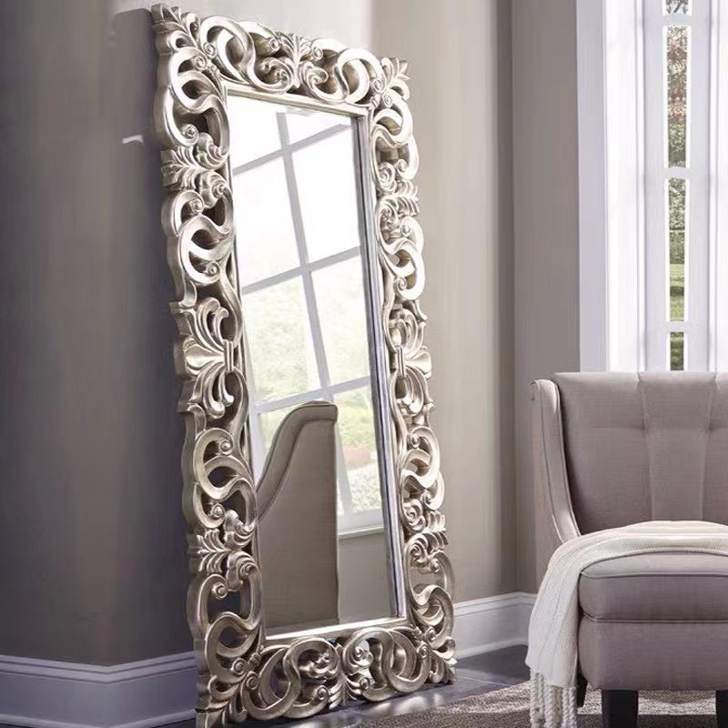 Traditional Silver Beveled Mirror - 4 Seasons Home Gadgets