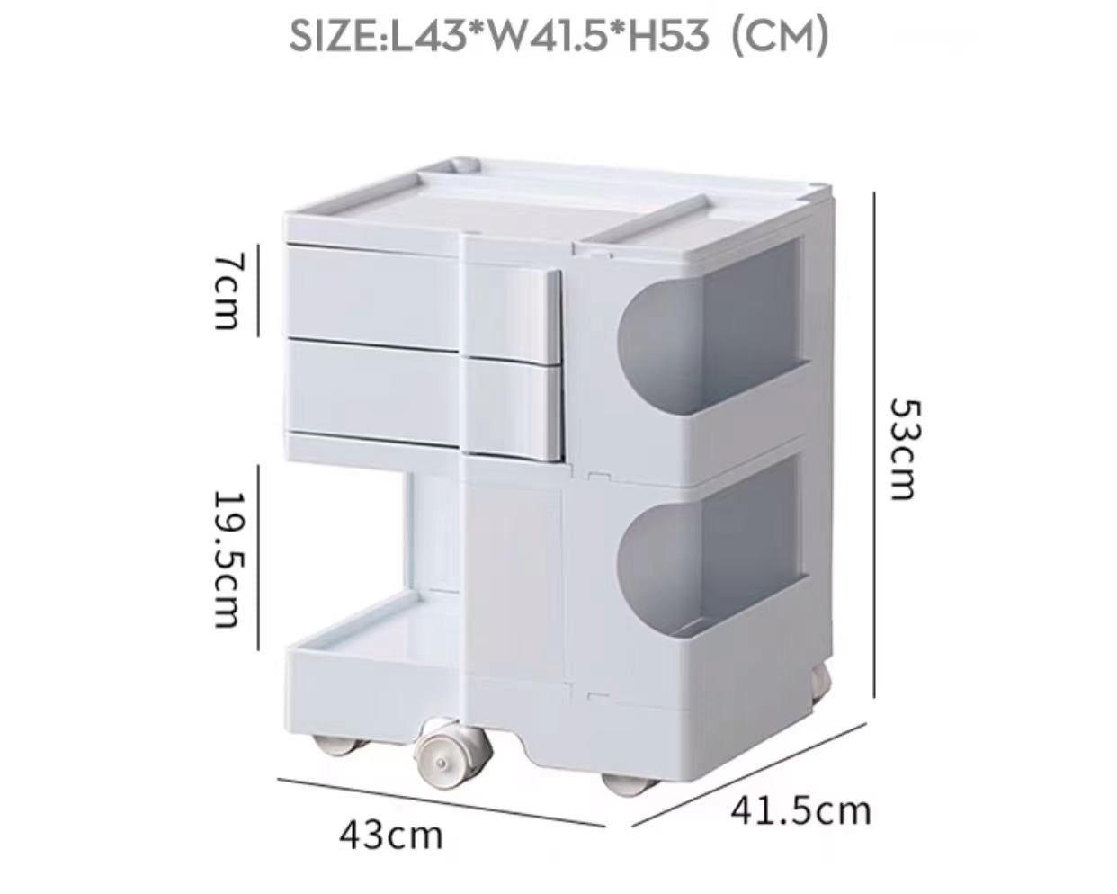 Tray Top Storage Drawer End Table - 4 Seasons Home Gadgets