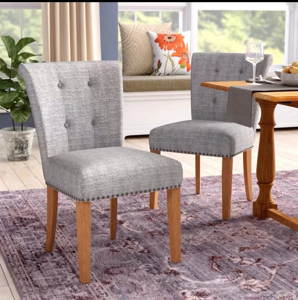 Tufted Side Chair - 4 Seasons Home Gadgets