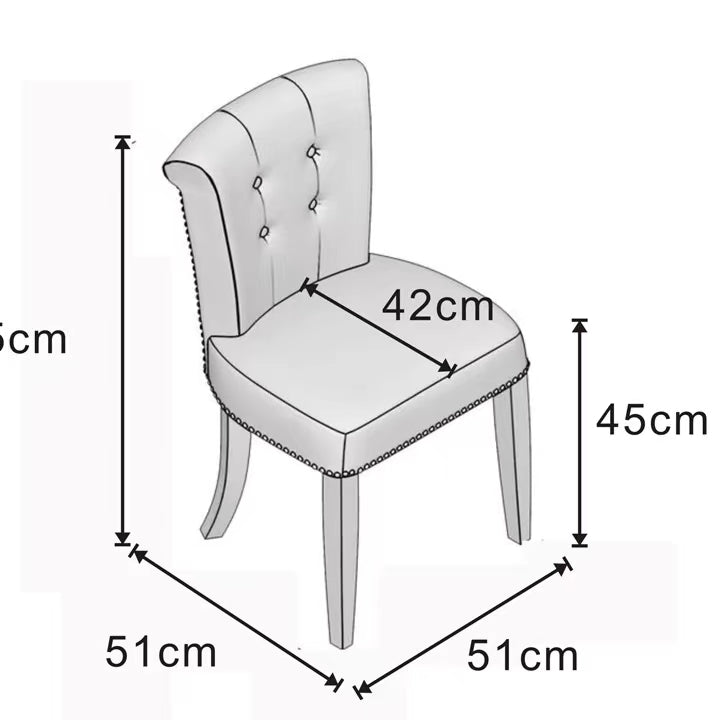 Tufted Side Chair - 4 Seasons Home Gadgets