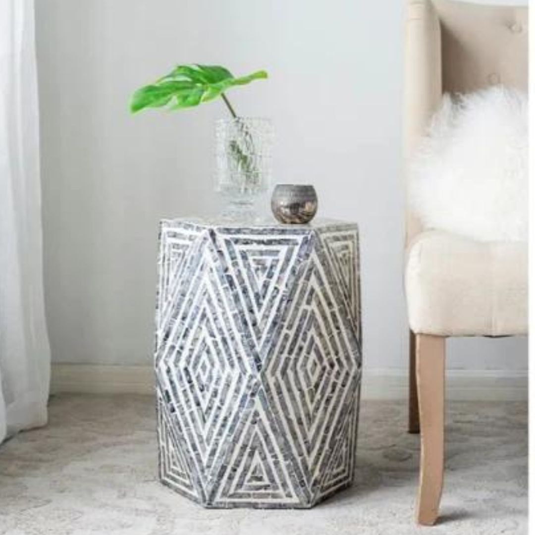 50cm Tall Accent Stool - 4 Seasons Home Gadgets