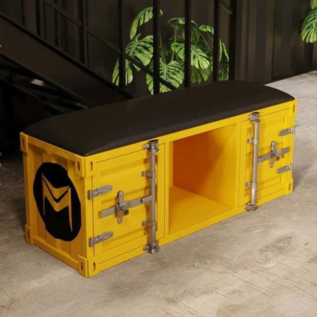 Metal Storage Bench - 4 Seasons Home Gadgets