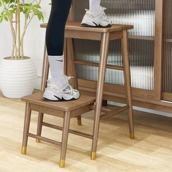 Step Wood Folding Step Stool - 4 Seasons Home Gadgets