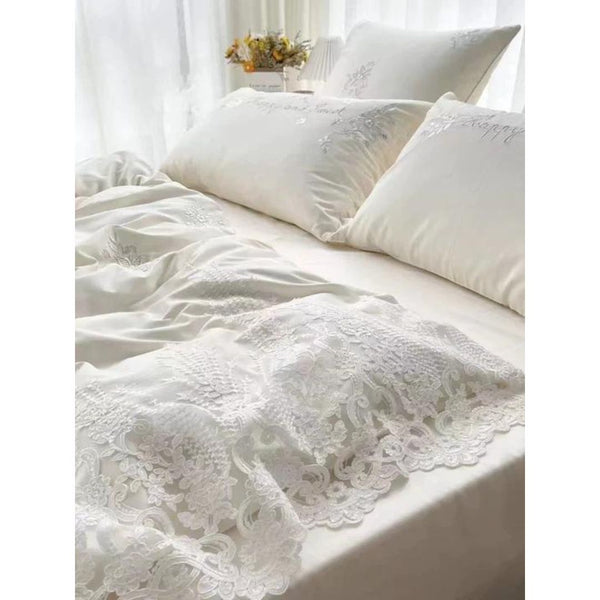 Cotton Lace Modern & Contemporary Quilt - 4 Seasons Home Gadgets