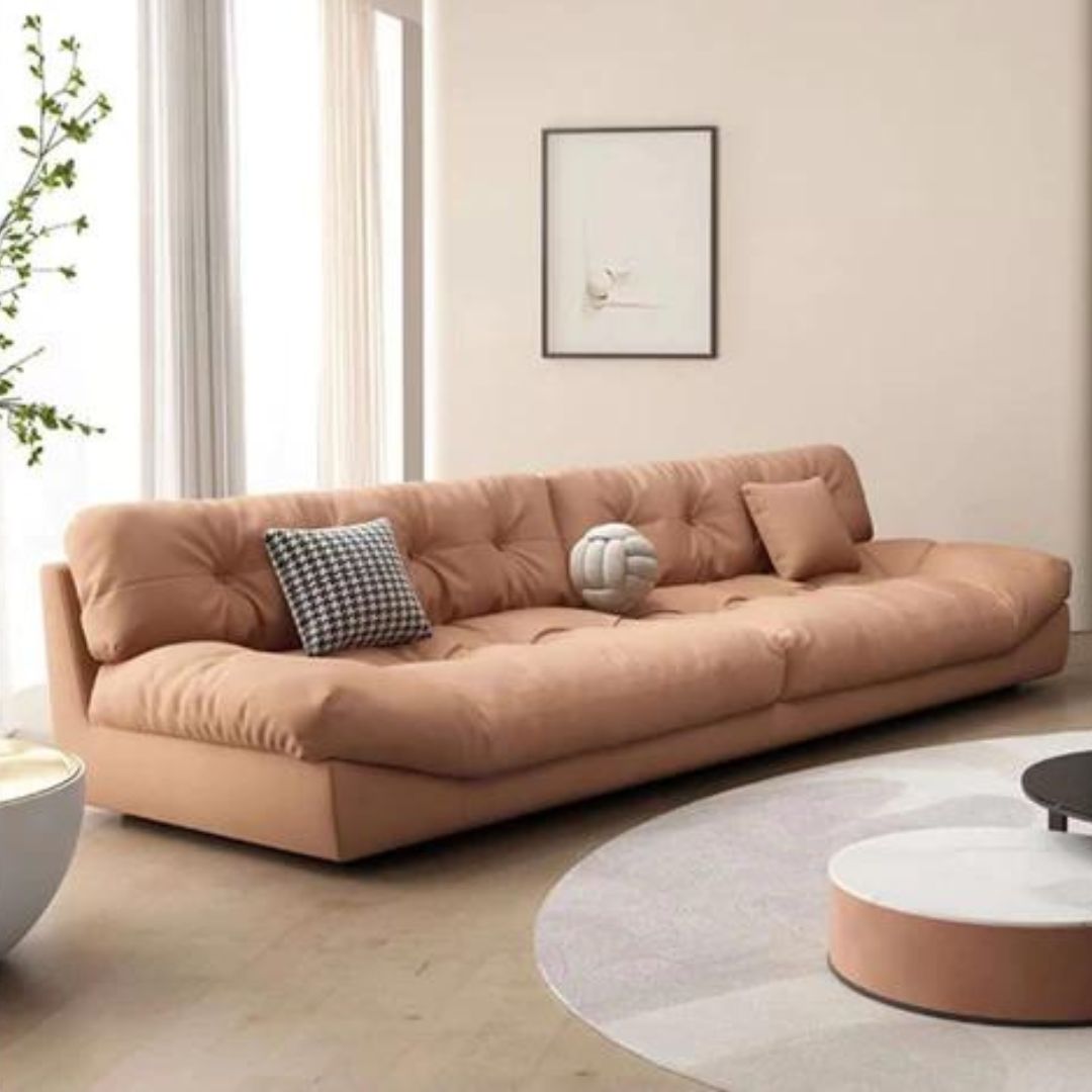 Marina PU Leather Arm Sofa - 4 Seasons Home Gadgets