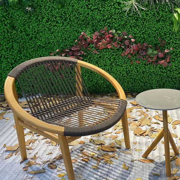 Ashwood Rope Outdoor Armchair - 4 Seasons Home Gadgets