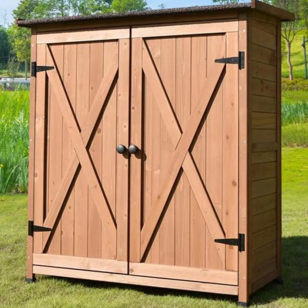 Solid Wood Tools Shed - 4 Seasons Home Gadgets