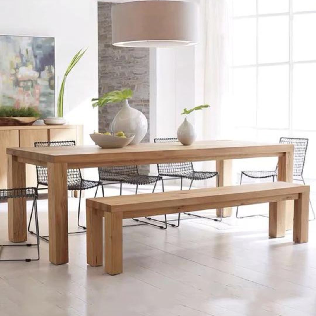 Aladdin Solid Wood Dining Table - 4 Seasons Home Gadgets