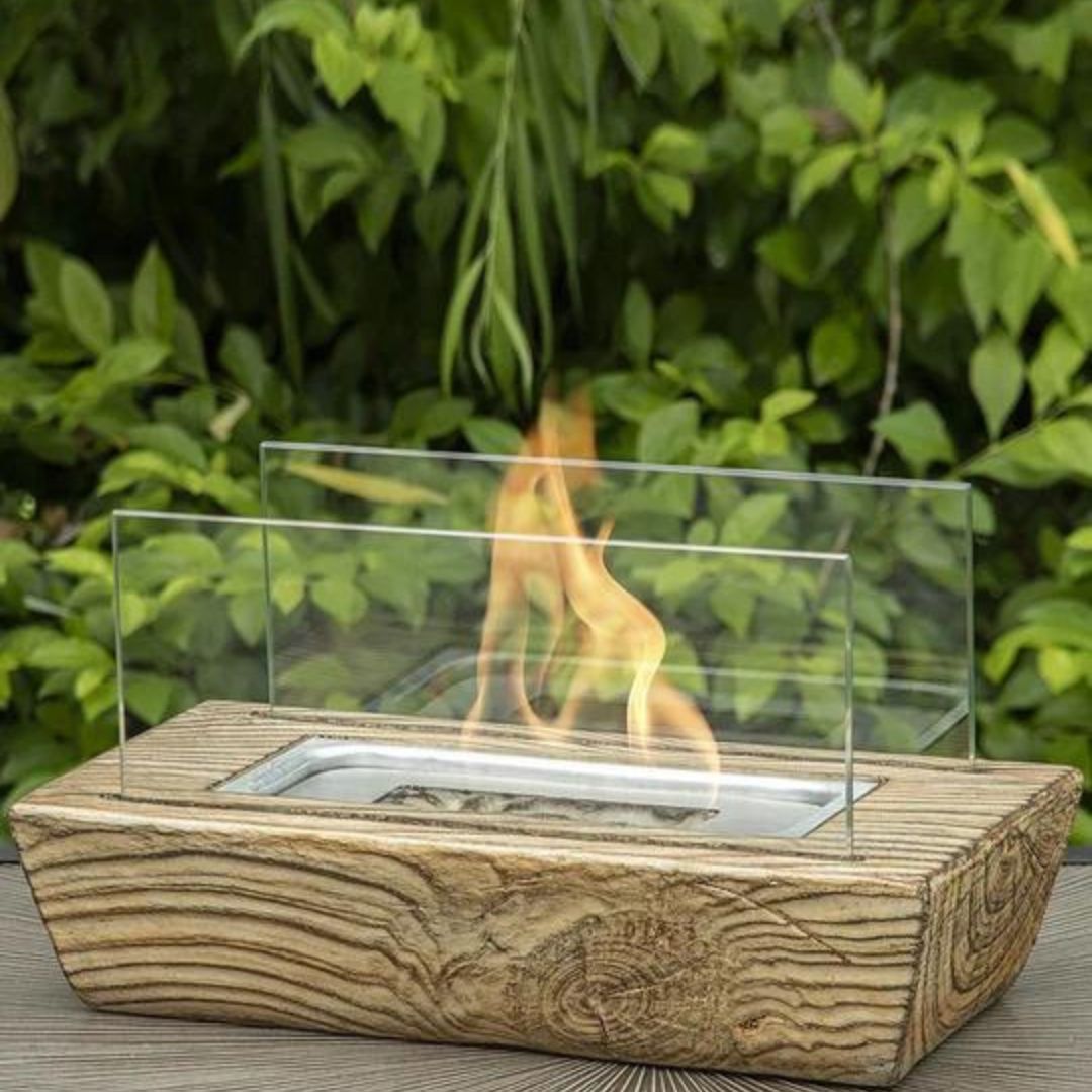 Bio Ethanol Ventless Portable Tabletop Fireplace With Flame Guard - 4 Seasons Home Gadgets