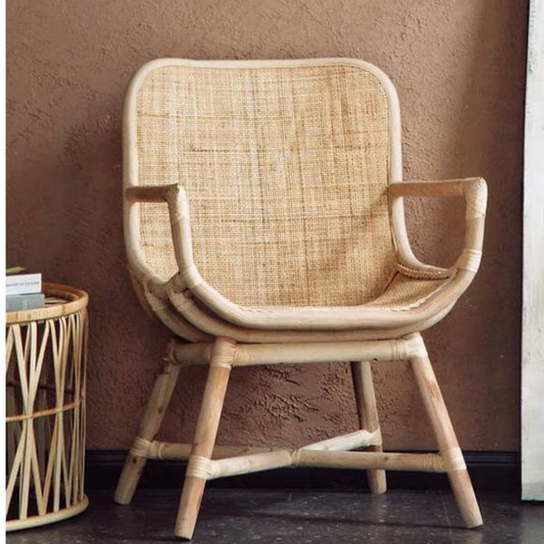 Rattan Wide Chair - 4 Seasons Home Gadgets