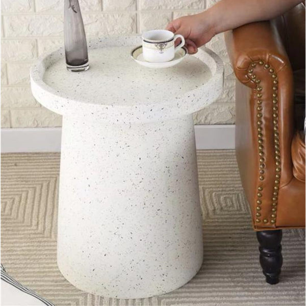 Maher Tall Drum End Table - 4 Seasons Home Gadgets