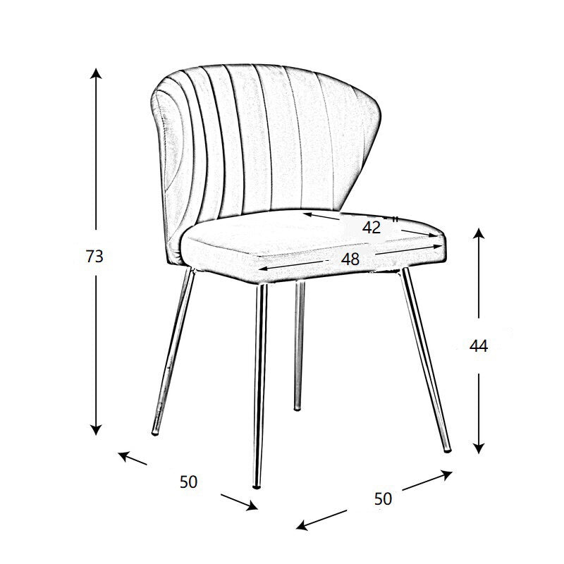 Upholstered Side Chair Set Of 2 - 4 Seasons Home Gadgets