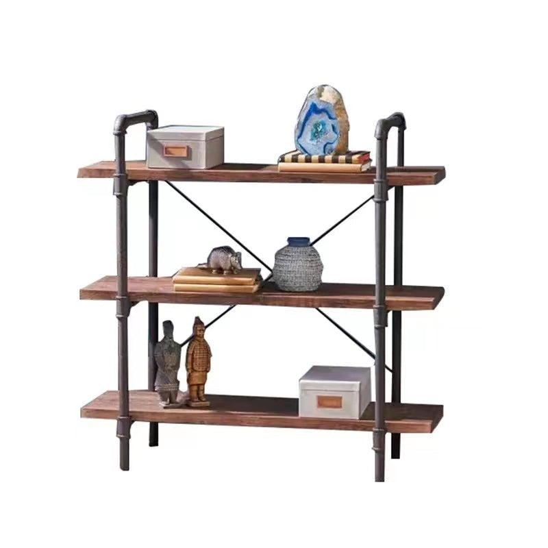 Valentina Solid Wood Metal Tiered Shelf - 4 Seasons Home Gadgets