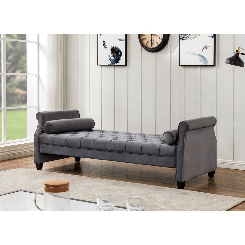 Velvet Sofa Bench - 4 Seasons Home Gadgets