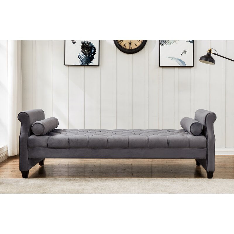 Velvet Sofa Bench - 4 Seasons Home Gadgets