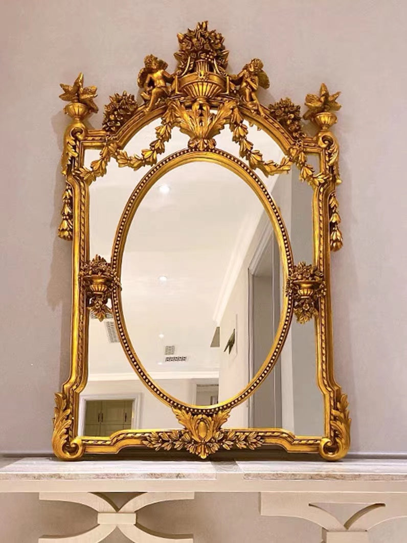 Versailles Ornate Glam Accent Mirror - 4 Seasons Home Gadgets