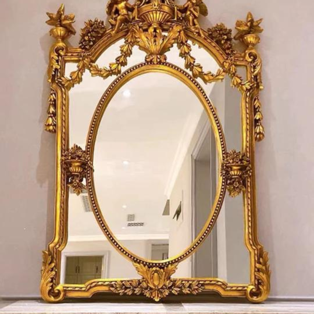 Versailles Ornate Glam Accent Mirror - 4 Seasons Home Gadgets