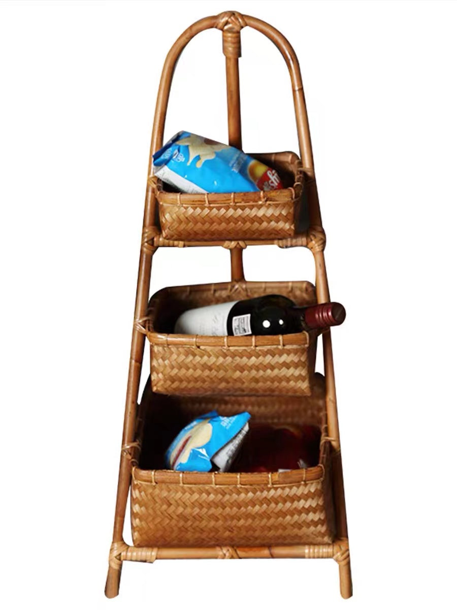 Vertical Storage Basket Stand - 4 Seasons Home Gadgets