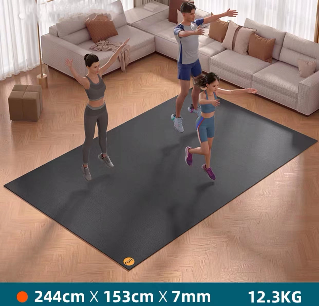 Vinyl Work Out Mat - 4 Seasons Home Gadgets