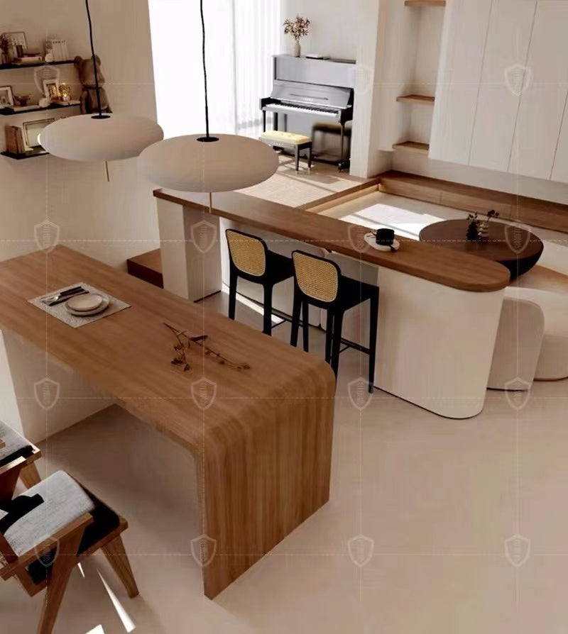 Walnut Kitchen Island Table - 4 Seasons Home Gadgets