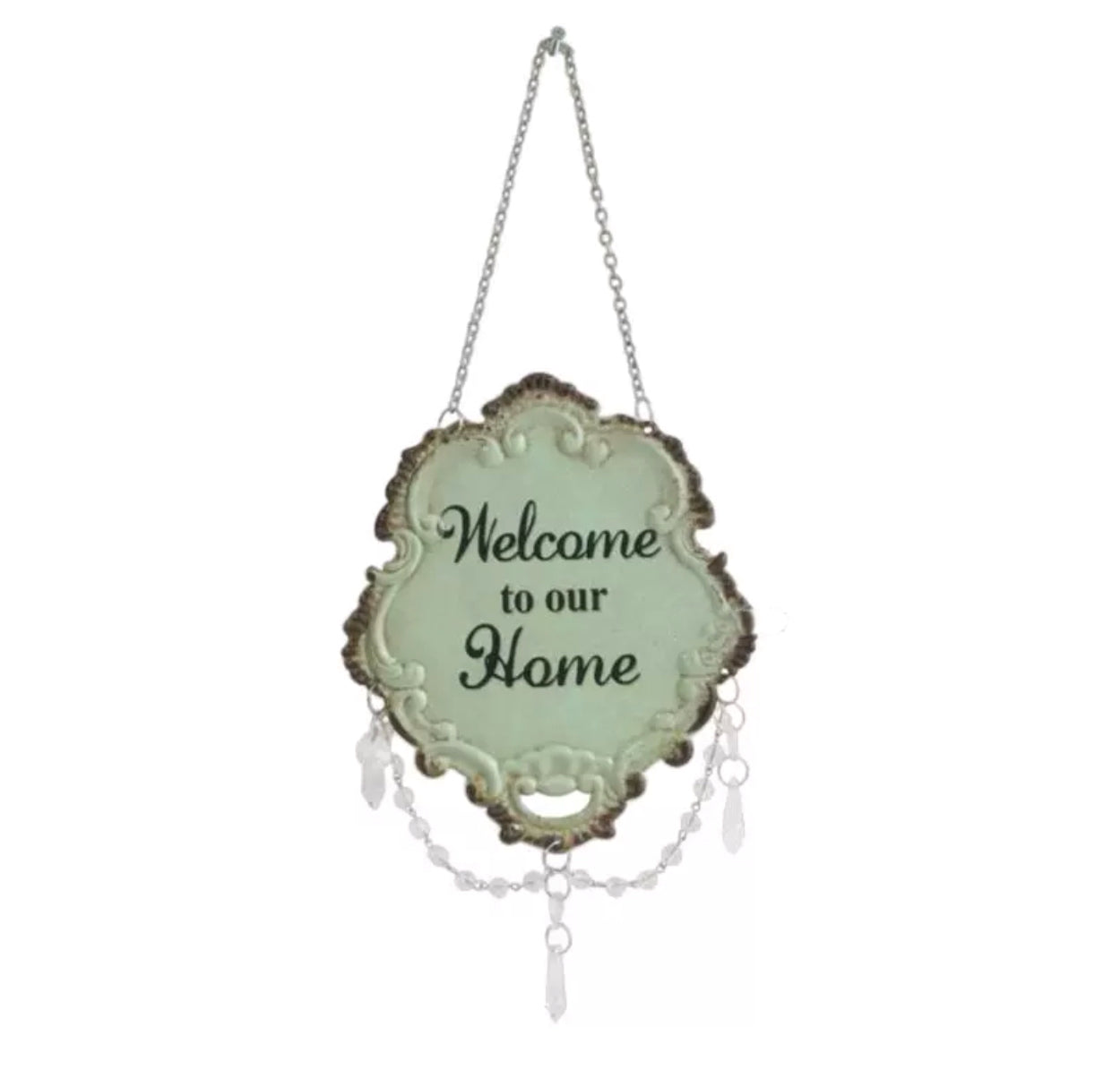 Welcome Hanging Sign Wall Decor - 4 Seasons Home Gadgets