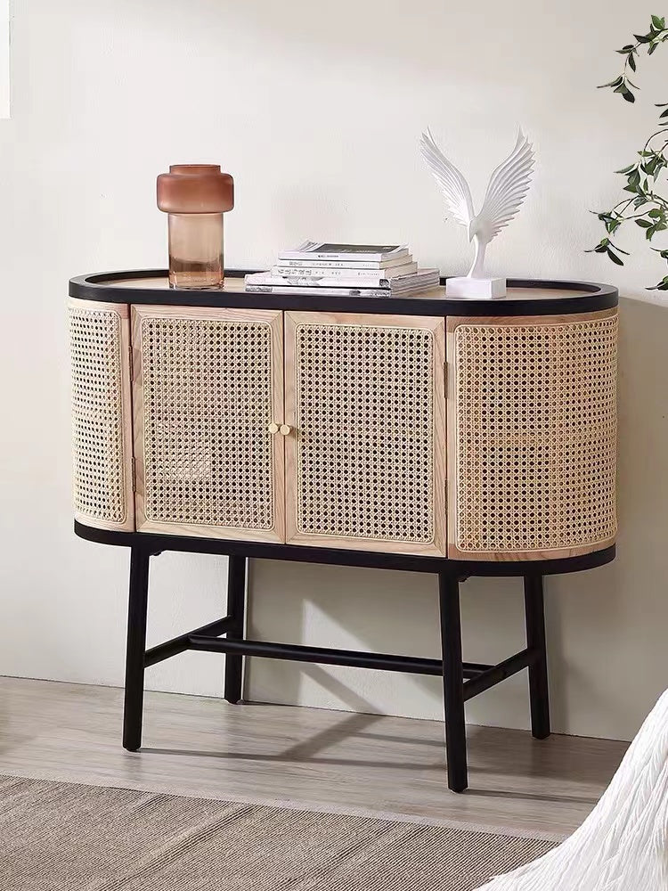 Wheresford Solid Wood Mesh Cabinet - 4 Seasons Home Gadgets