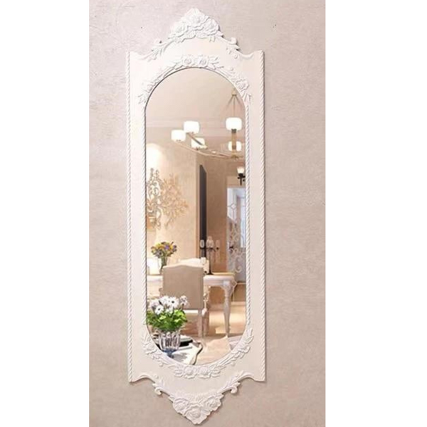 White Flourishing Mirror - 4 Seasons Home Gadgets