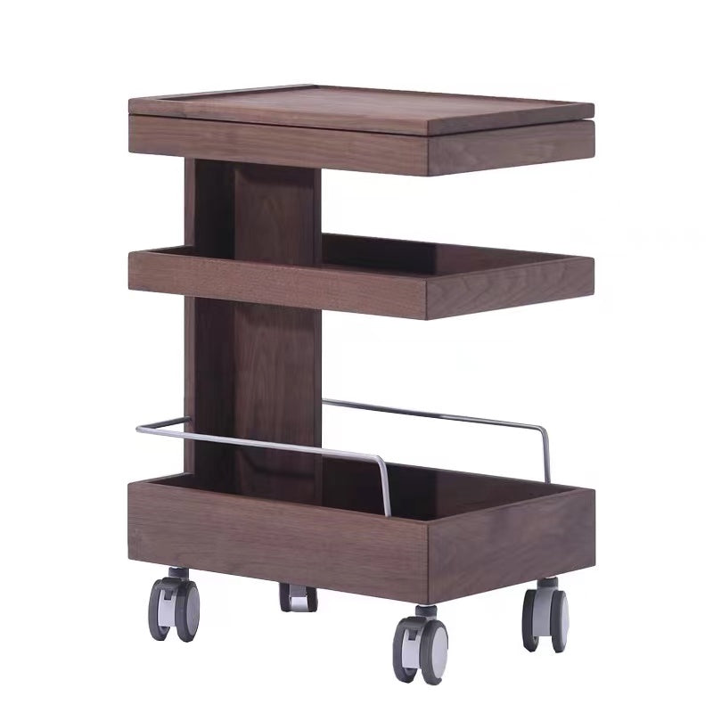 Wide Bar Cart with Storage Drawer - 4 Seasons Home Gadgets