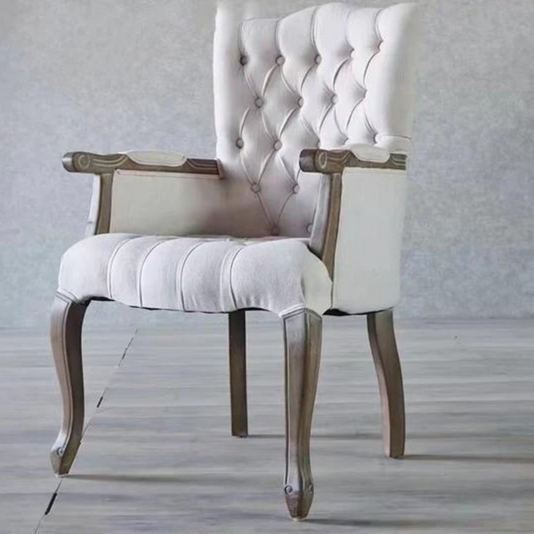 Wide Tufted PU Armchair - 4 Seasons Home Gadgets