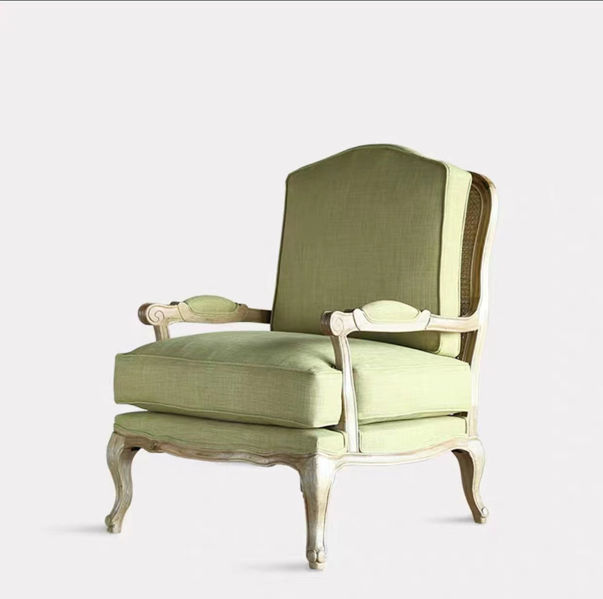 Wide Tufted Slipcovered Armchair - 4 Seasons Home Gadgets