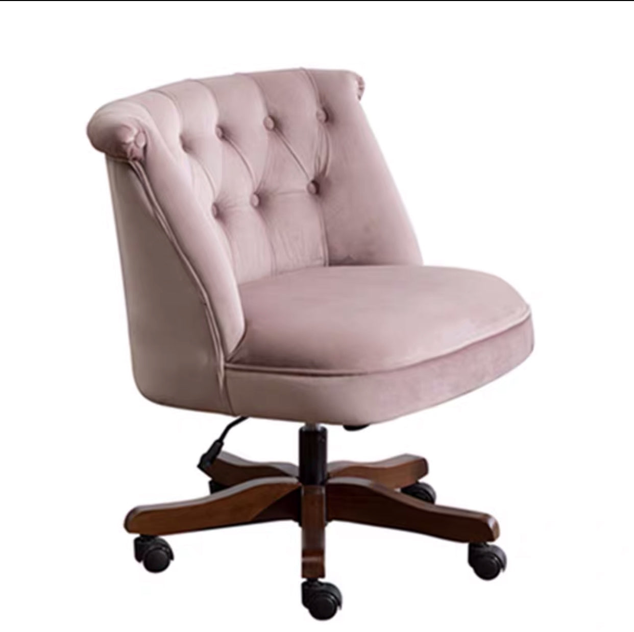 Wide Tufted Velvet Swivel Chair - 4 Seasons Home Gadgets