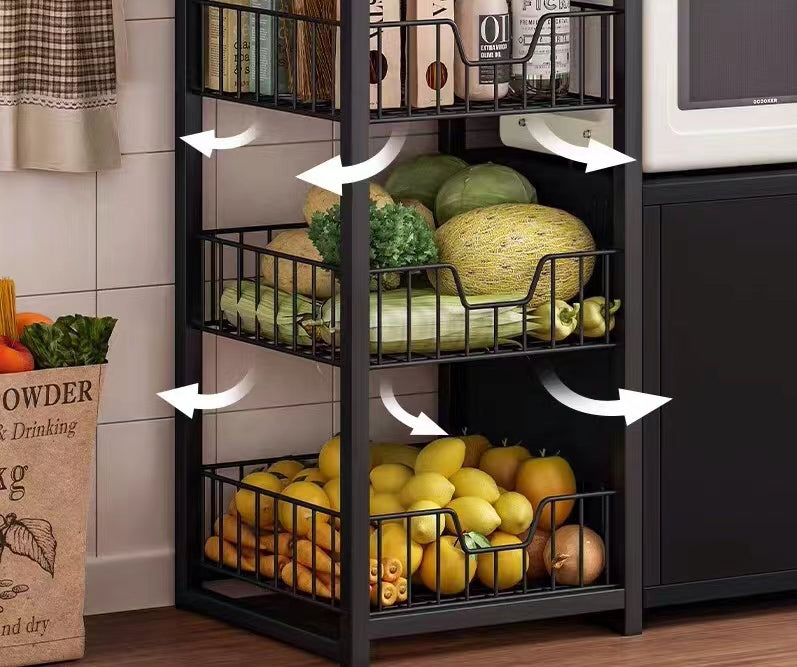 Wire Metal Shelving Unit Baker's Rack - 4 Seasons Home Gadgets