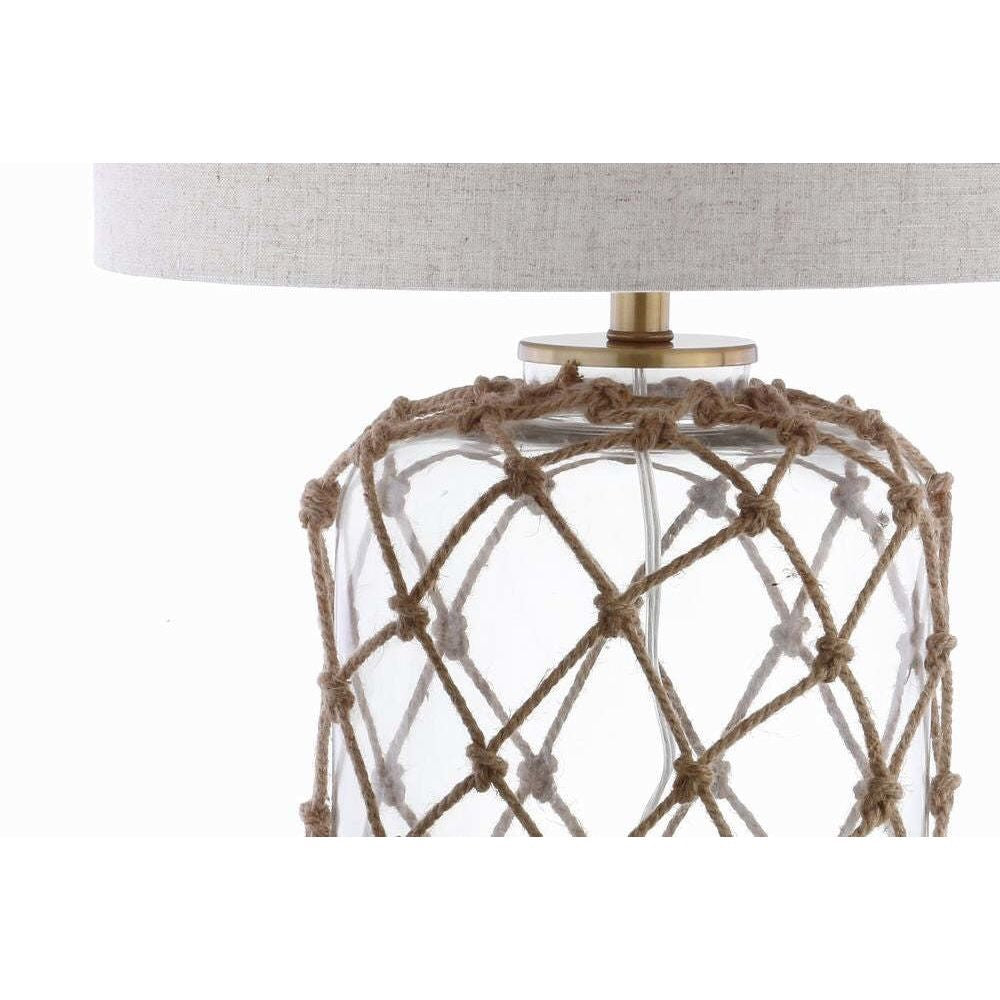 Witham Rope Glass Table Lamp - 4 Seasons Home Gadgets