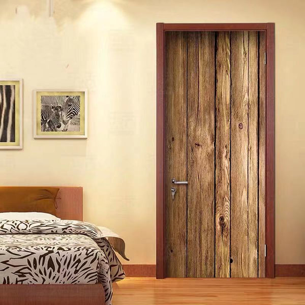 Wood Door Sticker - 4 Seasons Home Gadgets