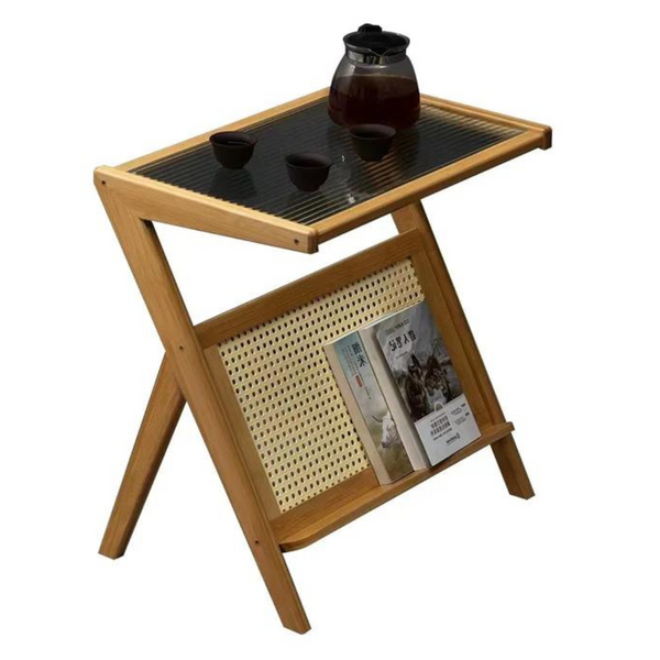 Wood Magazine Rack Table - 4 Seasons Home Gadgets