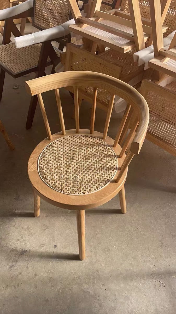 Wood Mesh Side Chair - 4 Seasons Home Gadgets